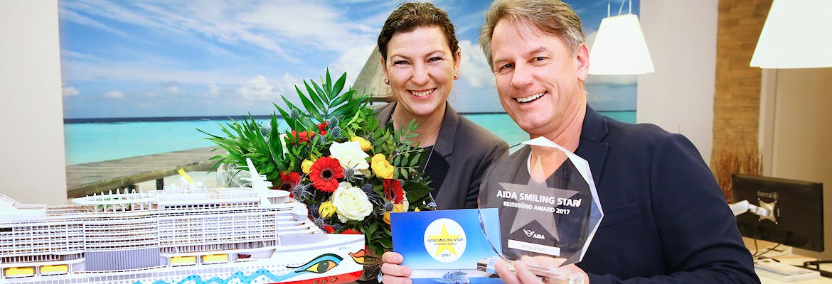 AIDA SMILING STAR Reisebüro-Award 2017