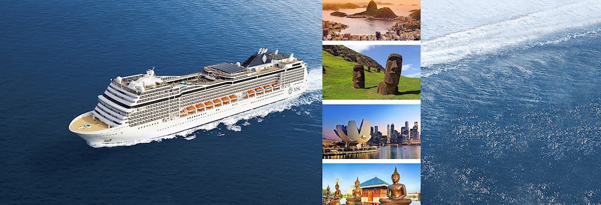 World Cruise mit MSC Kreuzfahrten